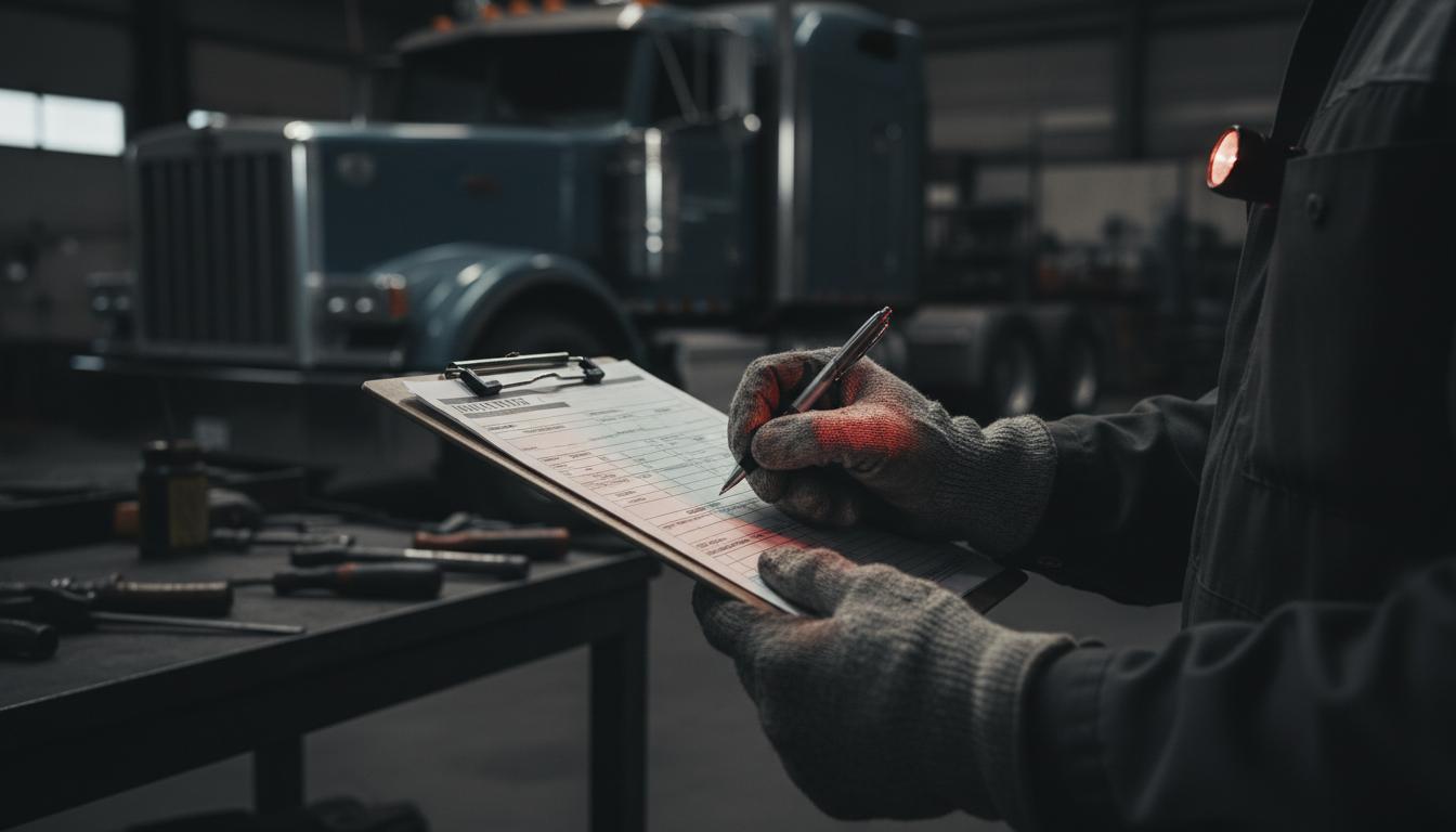 Mobile Vehicle Service mechanic at work, Mobile, Alabama