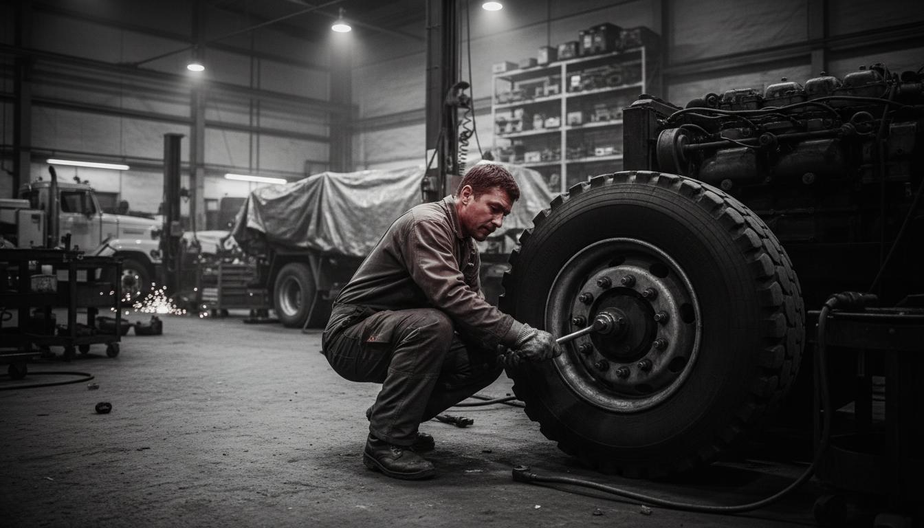 Inside the Mobile Vehicle Service repair shop at 4235 St Stephens Rd, Mobile, AL
